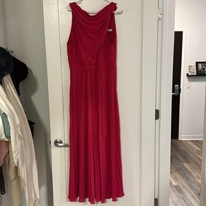 Pink Halston jumpsuit